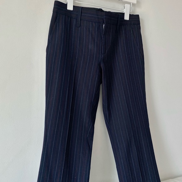 NEW GUCCI Navy Pinstripe Pants 38 S - Picture 2 of 9